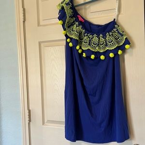 Lilly Pulitzer Women’s XL One Shoulder Dress